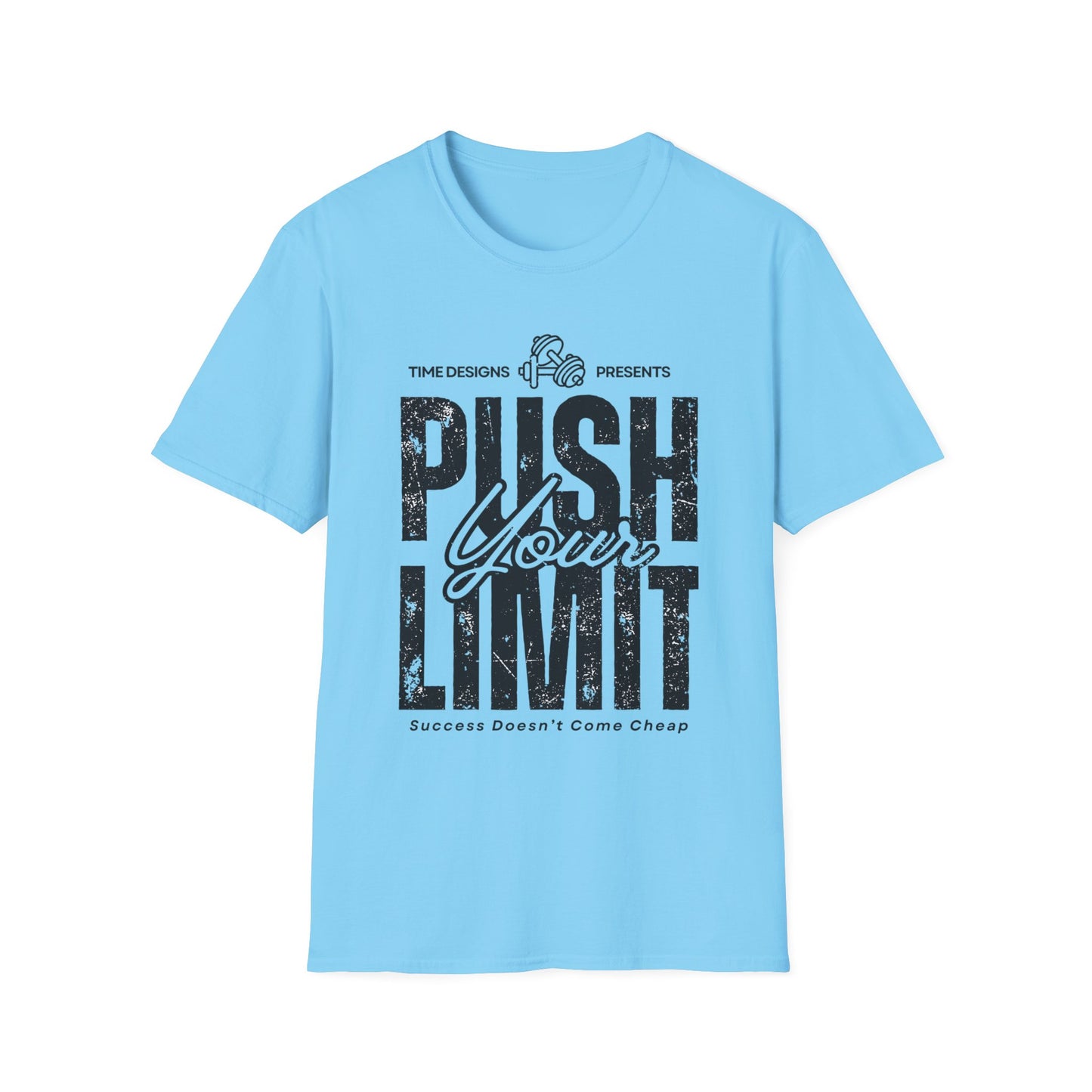 Motivational Unisex Softstyle T-Shirt - 'Push Your Limit'