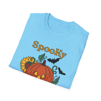 Spooky Season Unisex T-Shirt, Halloween Shirt, Pumpkin Tee, Fall Clothing, Festive Apparel