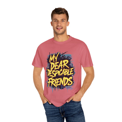 Despicable Friends Graphic Tee, Unisex T-Shirt, Casual Wear, Gift for Friends, Fun Statement Shirt, Graphic Tee for Fans