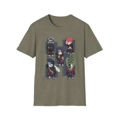 Anime Character Unisex Softstyle T-Shirt - Cool Graphic Tee for Fans