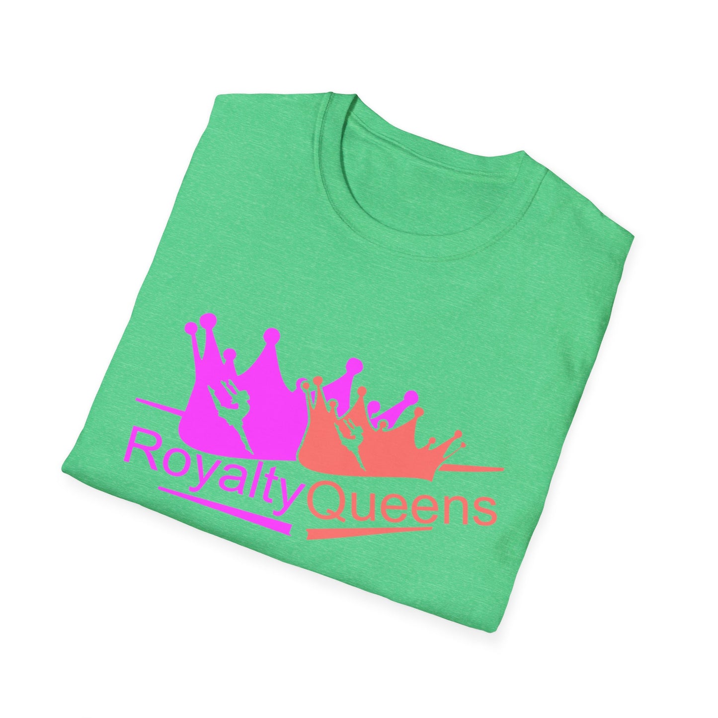 Royalty Queens Unisex Softstyle T-Shirt - Comfortable Casual Tee for Women, Birthday Gift, Queen Vibes, Party Wear, Empowerment Shirt