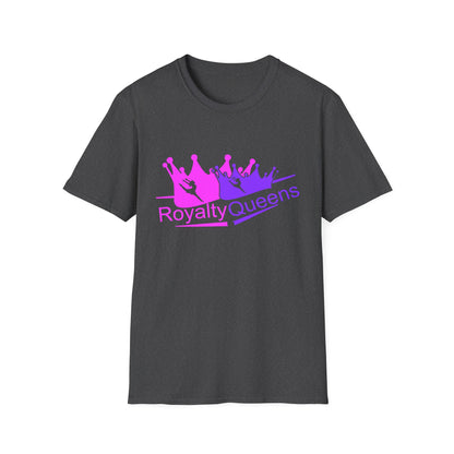 Royalty Queens Unisex Softstyle T-Shirt, Feminist Apparel, Birthday Gift, Casual Wear, Empowerment Tee, Queen Vibes