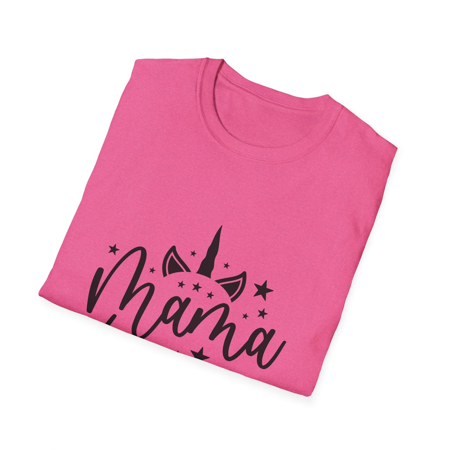 Mama Unicorn Unisex Softstyle T-Shirt - Fun & Stylish Gift for Moms