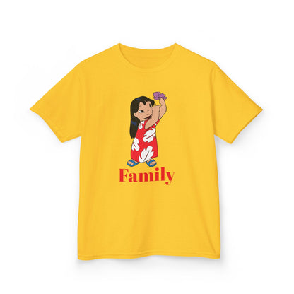 Kids Family Tee, Cute Kids T-Shirt, Family Bonding Shirt, Birthday Gift for Kids, Cute Family Design Tee