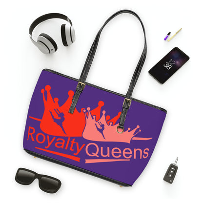Royalty Queens PU Leather Shoulder Bag | Stylish Tote for Queens, Fashion Accessory, Gift for Her, Trendy Handbag, Everyday Use