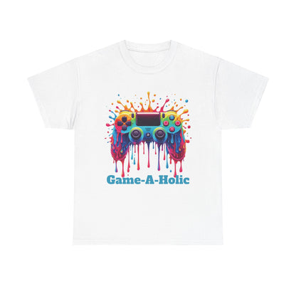 Game-A-Holic Unisex Heavy Cotton Tee - Perfect Gift for Gamers