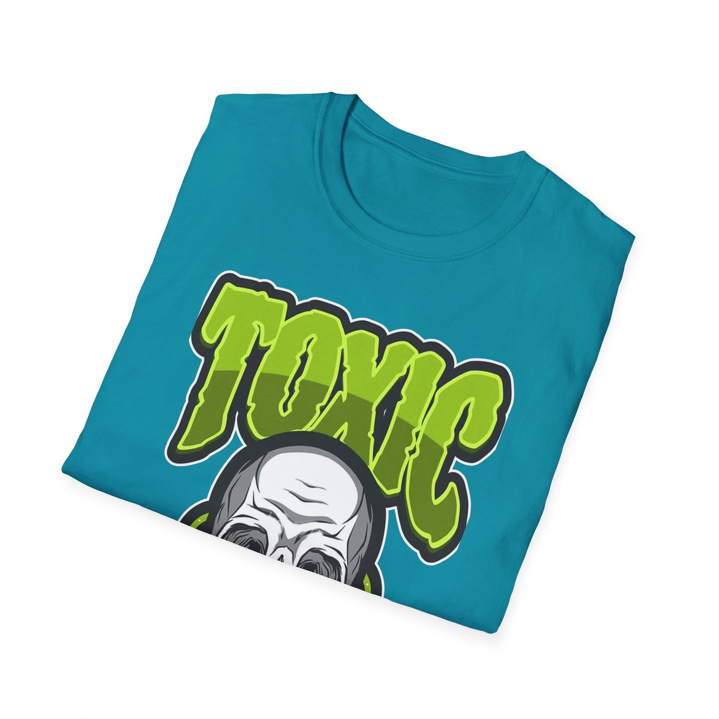 Toxic Skull Graphic Tee - Unisex Softstyle T-Shirt