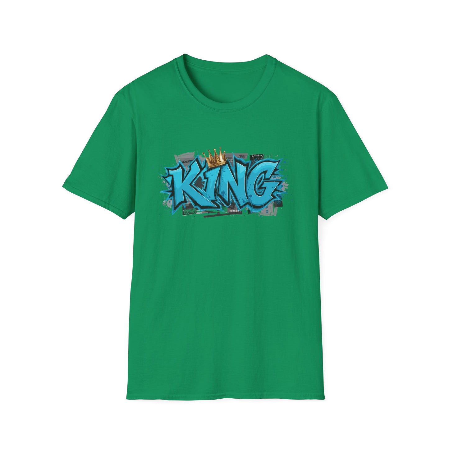 King Graffiti Unisex T-Shirt | Cool Urban Style Tee, Streetwear Fashion, Unique Gift for Him, Self-Expression, Birthday Present