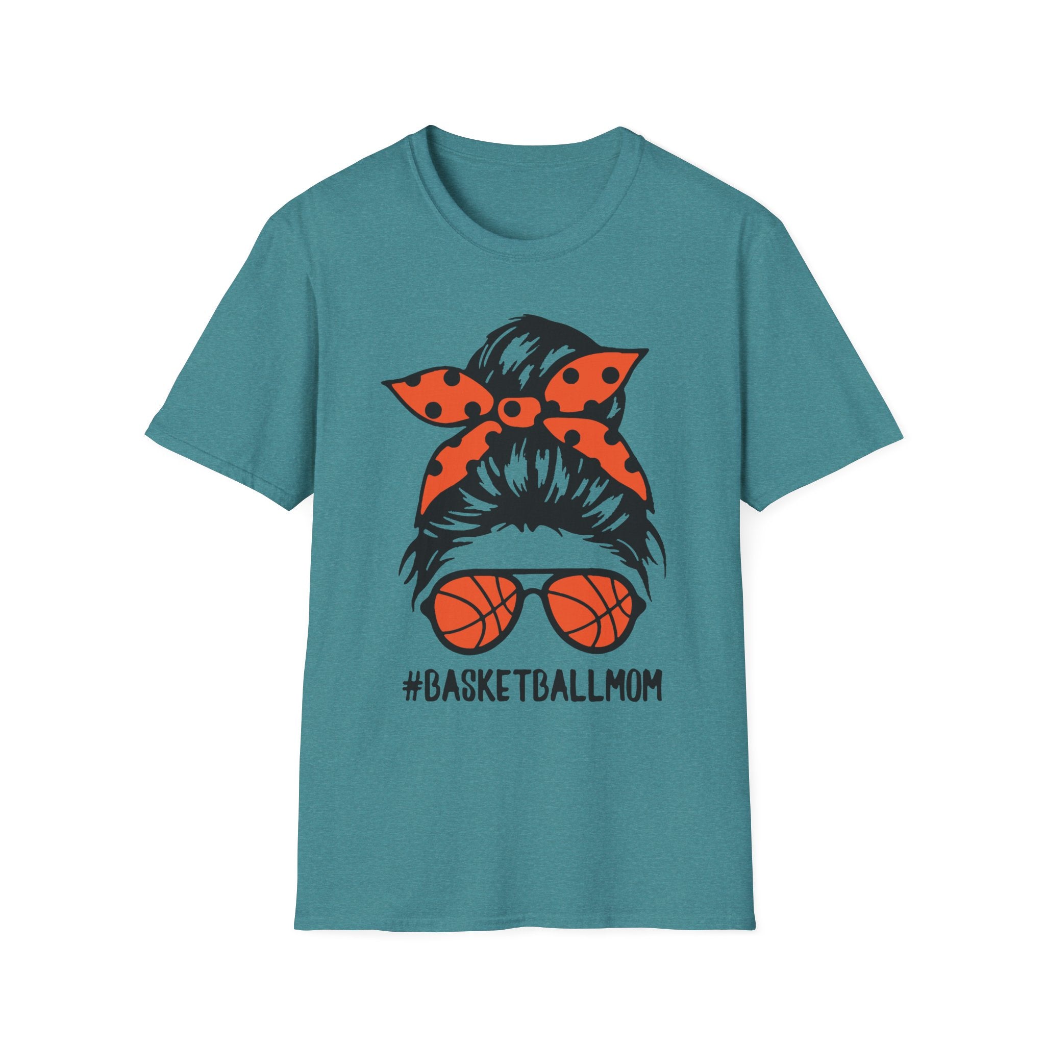 #BasketballMom Unisex Softstyle T-Shirt - Fun and Stylish Tee for Basketball Moms
