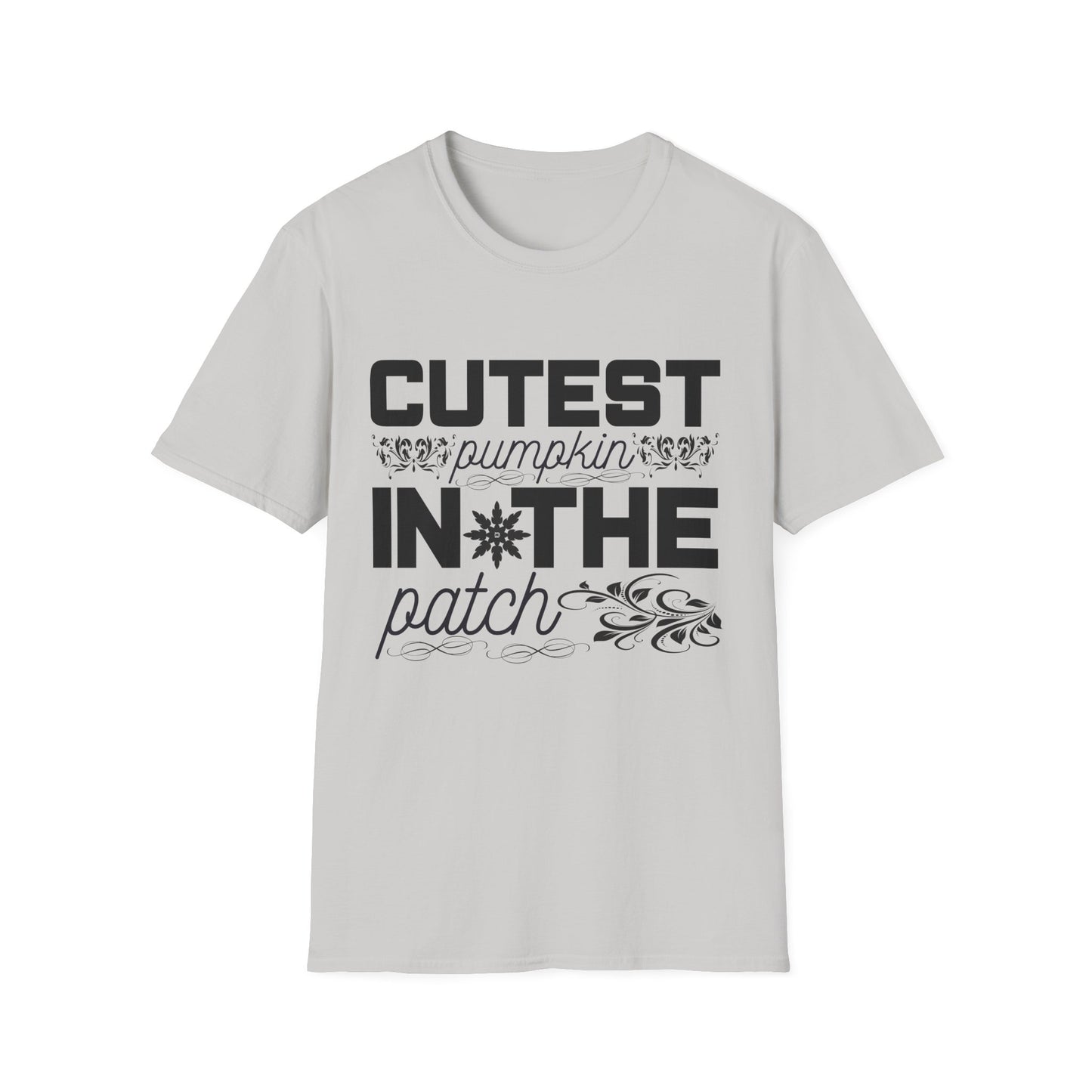 Cutest Pumpkin in the Patch Unisex Softstyle T-Shirt, Fall Fashion Tee, Halloween Shirt, Thanksgiving Outfit, Seasonal Gift