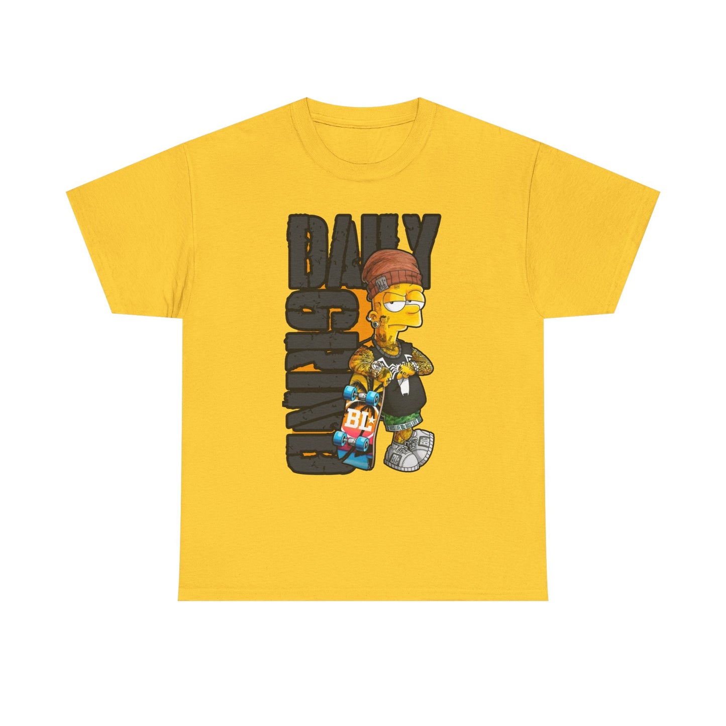 Daily Grind Unisex Heavy Cotton Tee - Casual Streetwear Shirt