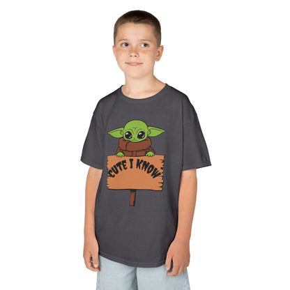 Cute Baby Alien Kids Tee - "Cute I Know" Design for Trendy Kids