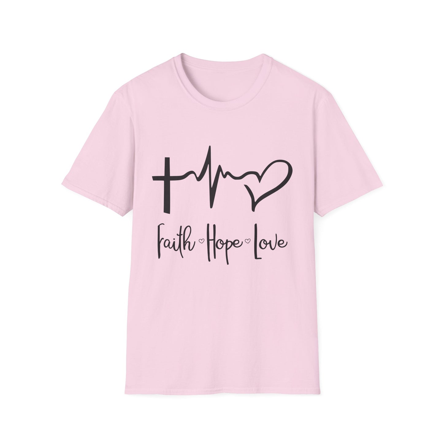 Faith Hope Love Unisex T-Shirt - Inspirational Graphic Tee for Everyday Wear