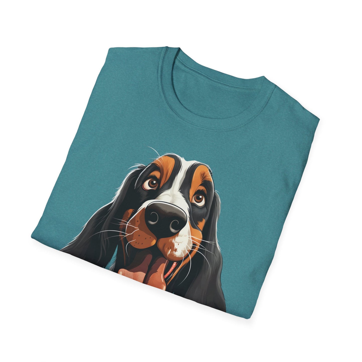 Cute Dog Graphic Unisex Softstyle T-Shirt - Perfect for Pet Lovers