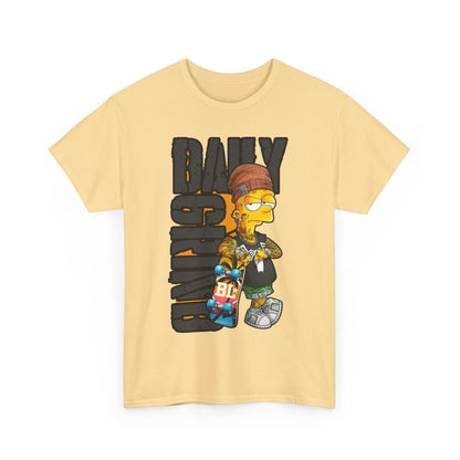 Daily Grind Unisex Heavy Cotton Tee - Casual Streetwear Shirt