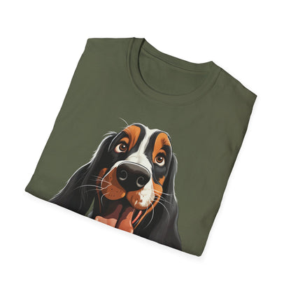 Cute Dog Graphic Unisex Softstyle T-Shirt - Perfect for Pet Lovers
