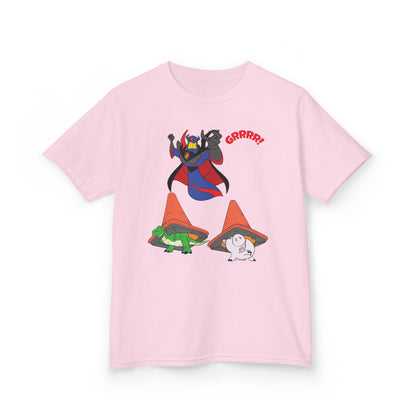 Kids Cartoon Battle Tee - Fun & Unique Grrr! Design