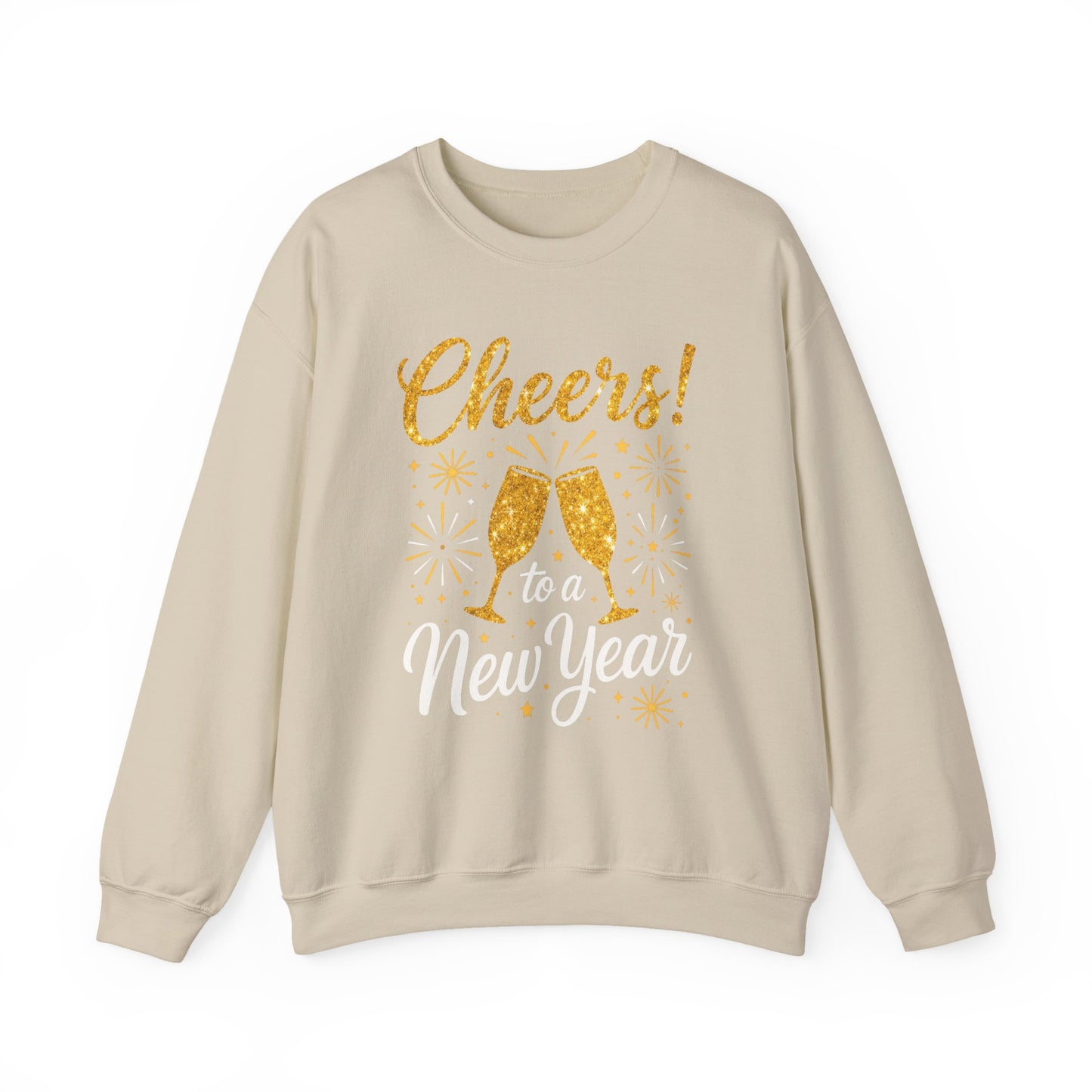 Cheers to a New Year Sweatshirt — New Year’s Eve Celebration Crewneck