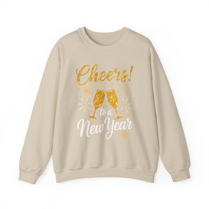 Cheers to a New Year Sweatshirt — New Year’s Eve Celebration Crewneck