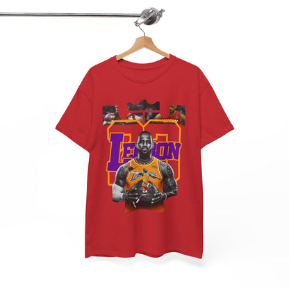 LeBron James Unisex Heavy Cotton Tee - Basketball Fan Apparel