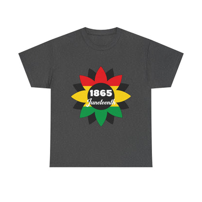 Juneteenth Celebration Tee - Unisex Heavy Cotton Shirt, African Heritage Apparel, Black History Month, 1865 Roots, Proud Culture Wear