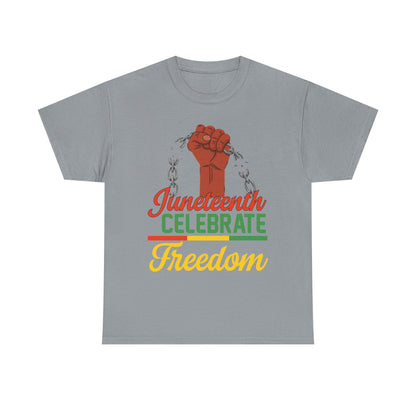Juneteenth Freedom Tee, Celebrate Freedom Shirt, Unisex Cotton T-Shirt, Black History Month Apparel, Equality and Justice Top