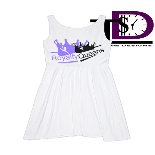 Royalty Queens Women's Skater Dress, Fashion Dress, Summer Dress, Trendy Outfit, Gift for Her, Casual Dress, Party Dress