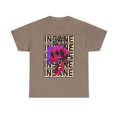 Edgy Skull Art Unisex Heavy Cotton Tee - Perfect for Alternative Fashion Lovers