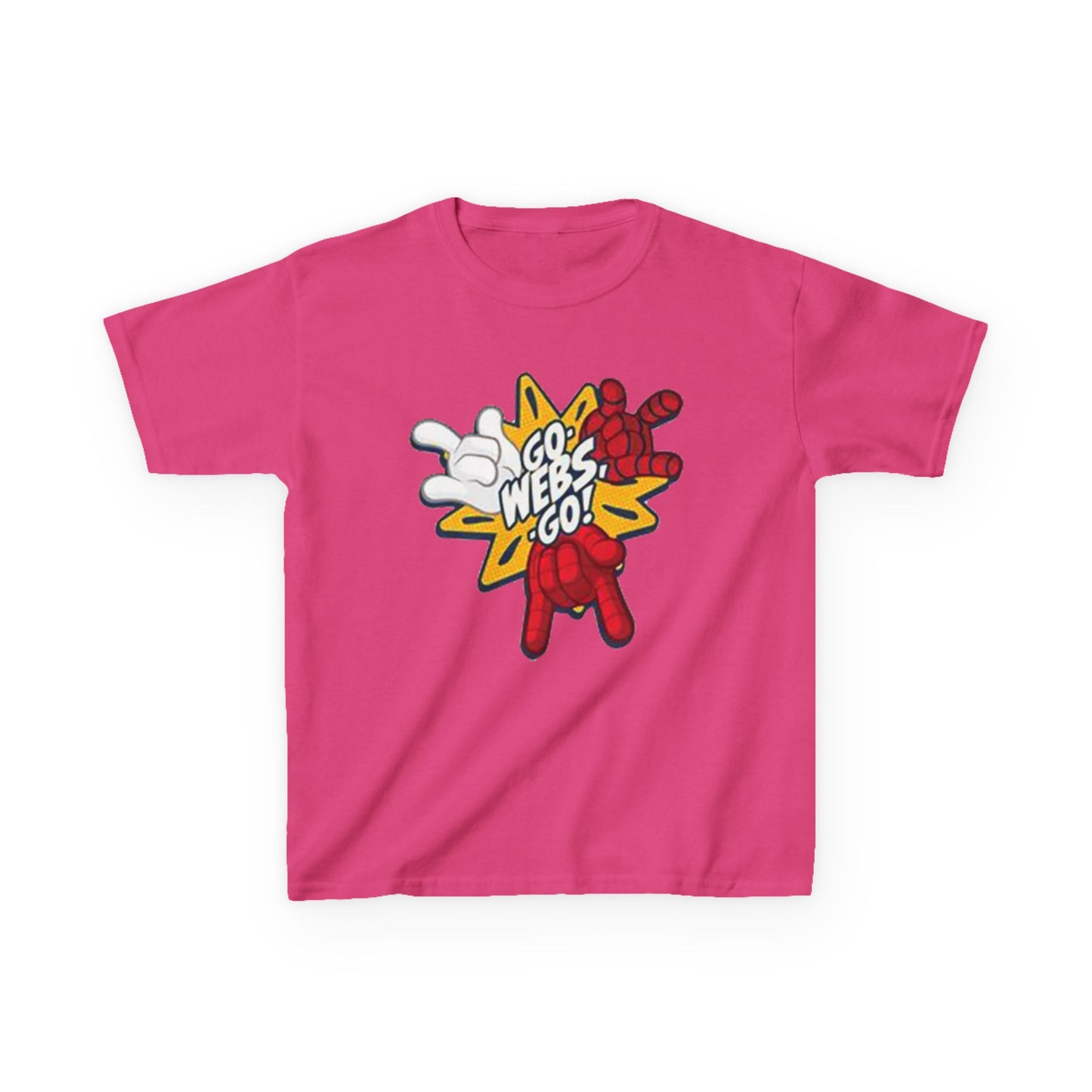 Kids Superhero Graphic Tee - Go Webs Go!