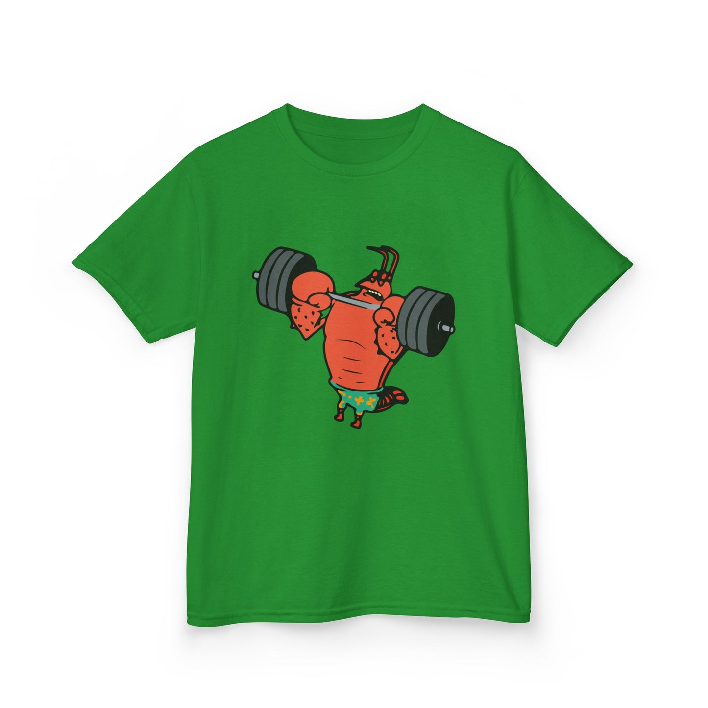 Kids Fitness Lobster Tee, Funny Kids T-Shirt, Gym Humor Tee, Nautical Theme Shirt, Gift for Young Athletes