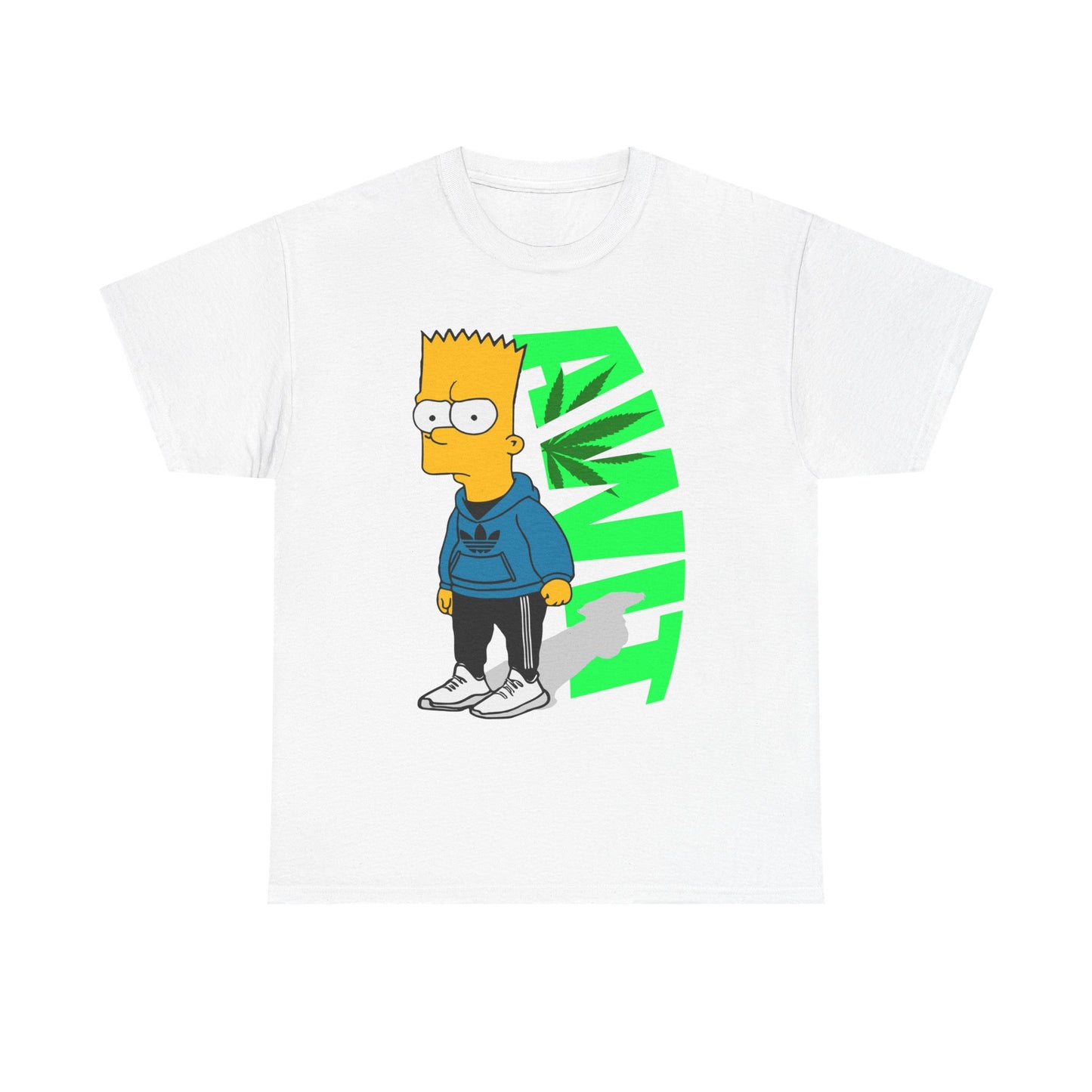 Bart Simpson Cannabis Vibe Unisex Heavy Cotton Tee