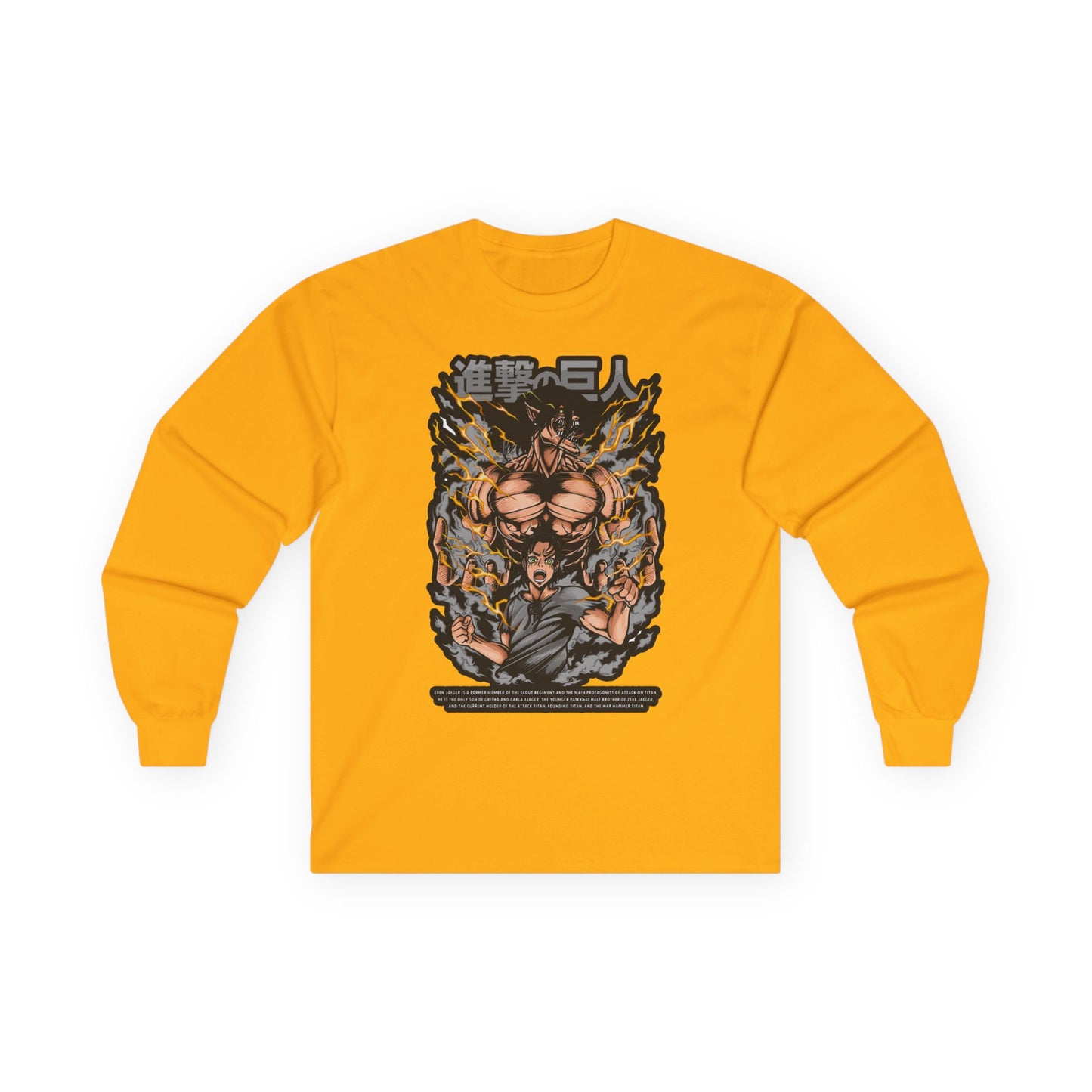 Attack on Titan Anime Long Sleeve Tee — Eren Titan Graphic Shirt