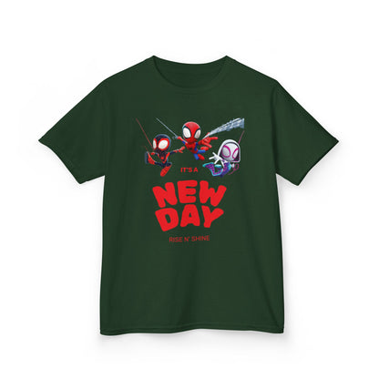 Superhero Kids T-Shirt, Fun Cotton Tee for Boys and Girls, Birthday Gift, Casual Wear, Everyday Style, Spider-Man Inspired Tee