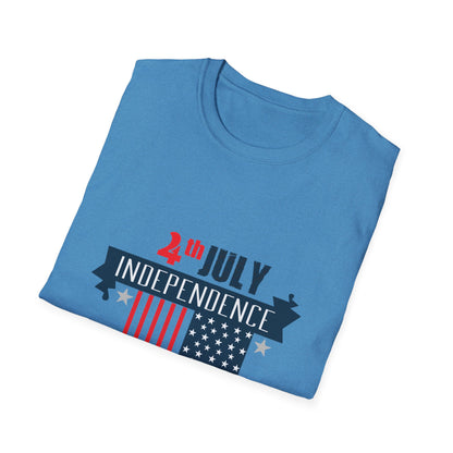 Independence Day Unisex T-Shirt, 4th of July Tee, Holiday Shirt, Patriotic Apparel, Summer Celebration Wear