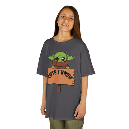 Cute Baby Alien Kids Tee - "Cute I Know" Design for Trendy Kids