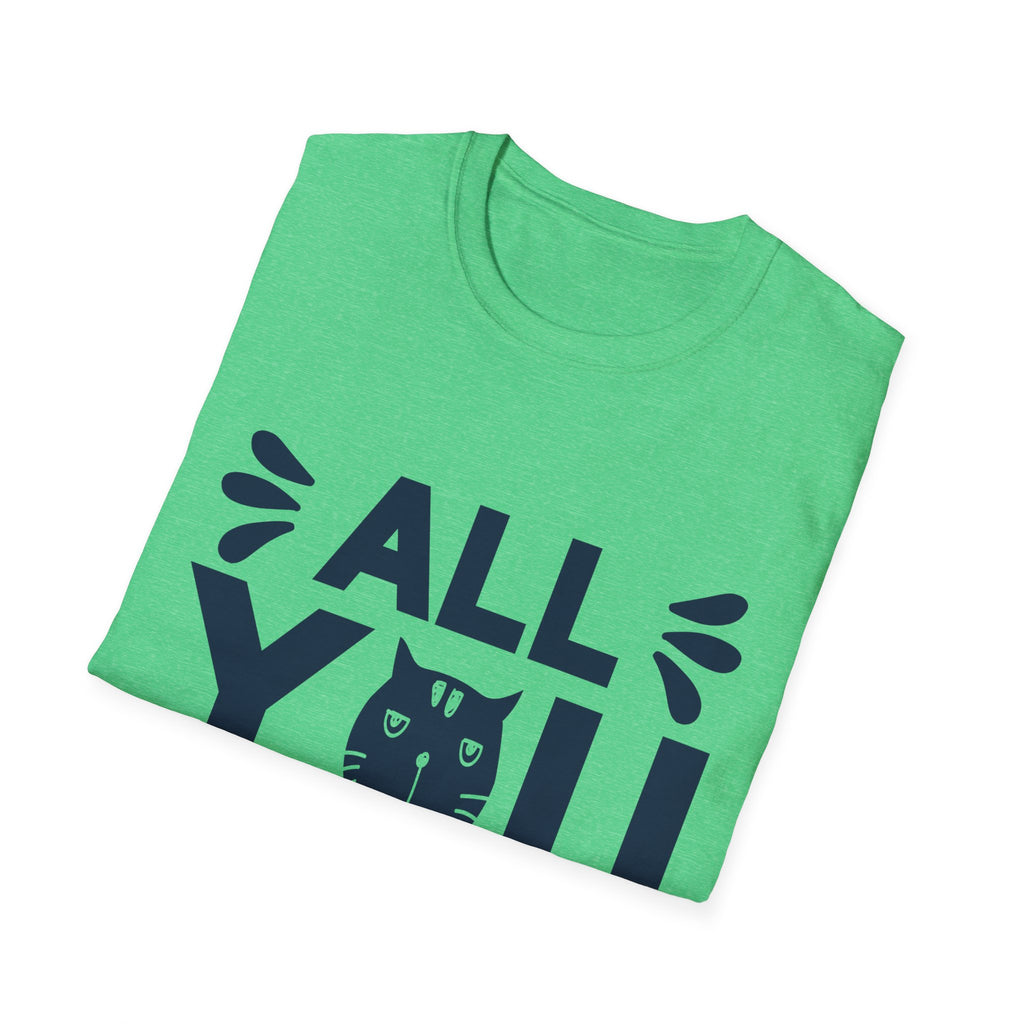 All You Need Is Cat Unisex Softstyle T-Shirt | Cute Cat Lover Tee, Gift for Pet Owners, Funny Cat T-Shirt, Cat-Themed Apparel, Birthday Gift