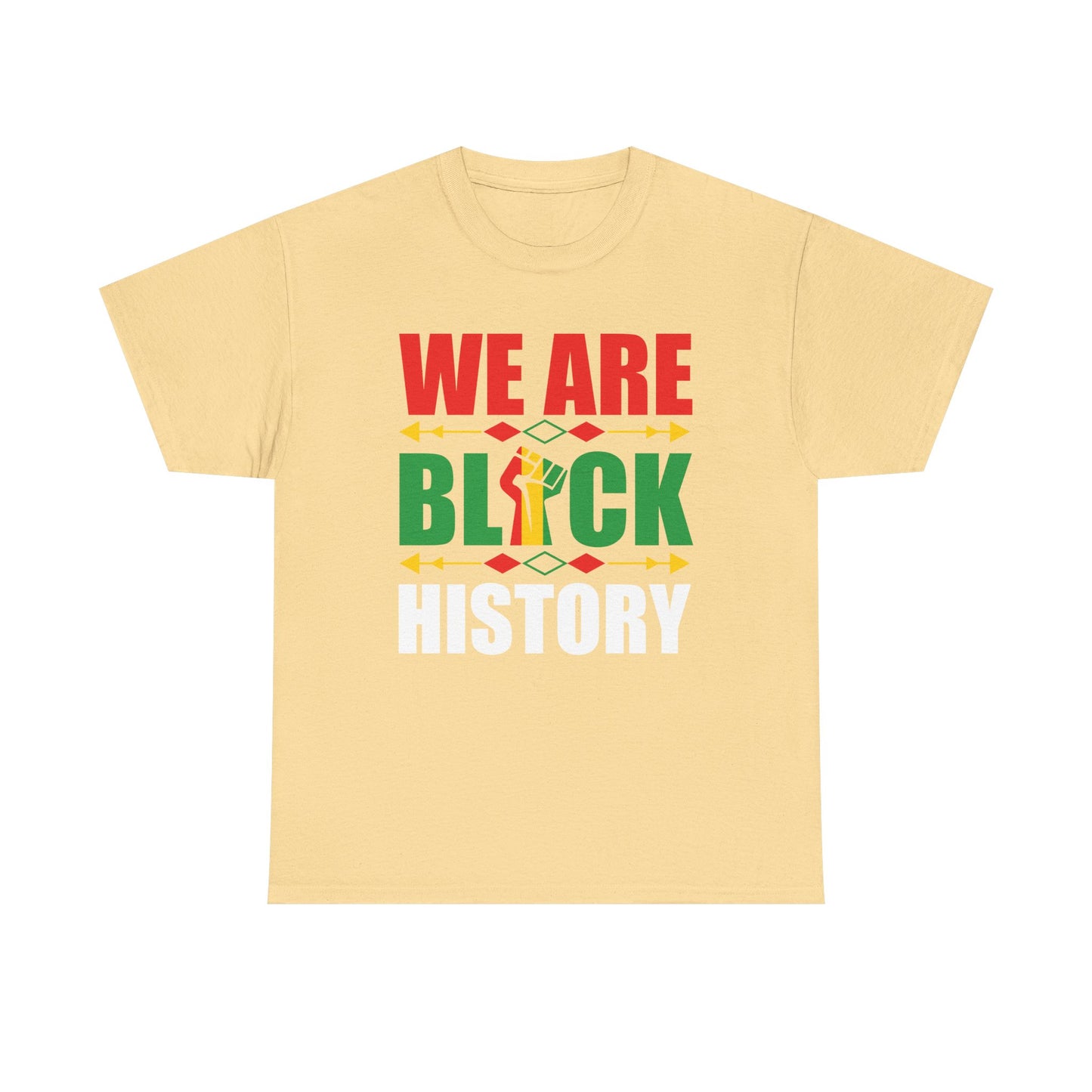 Unisex Heavy Cotton Tee - WE ARE BLACK HISTORY - Statement Tee, Celebrate Black History Month, Cultural Pride Apparel, Gift for [...]