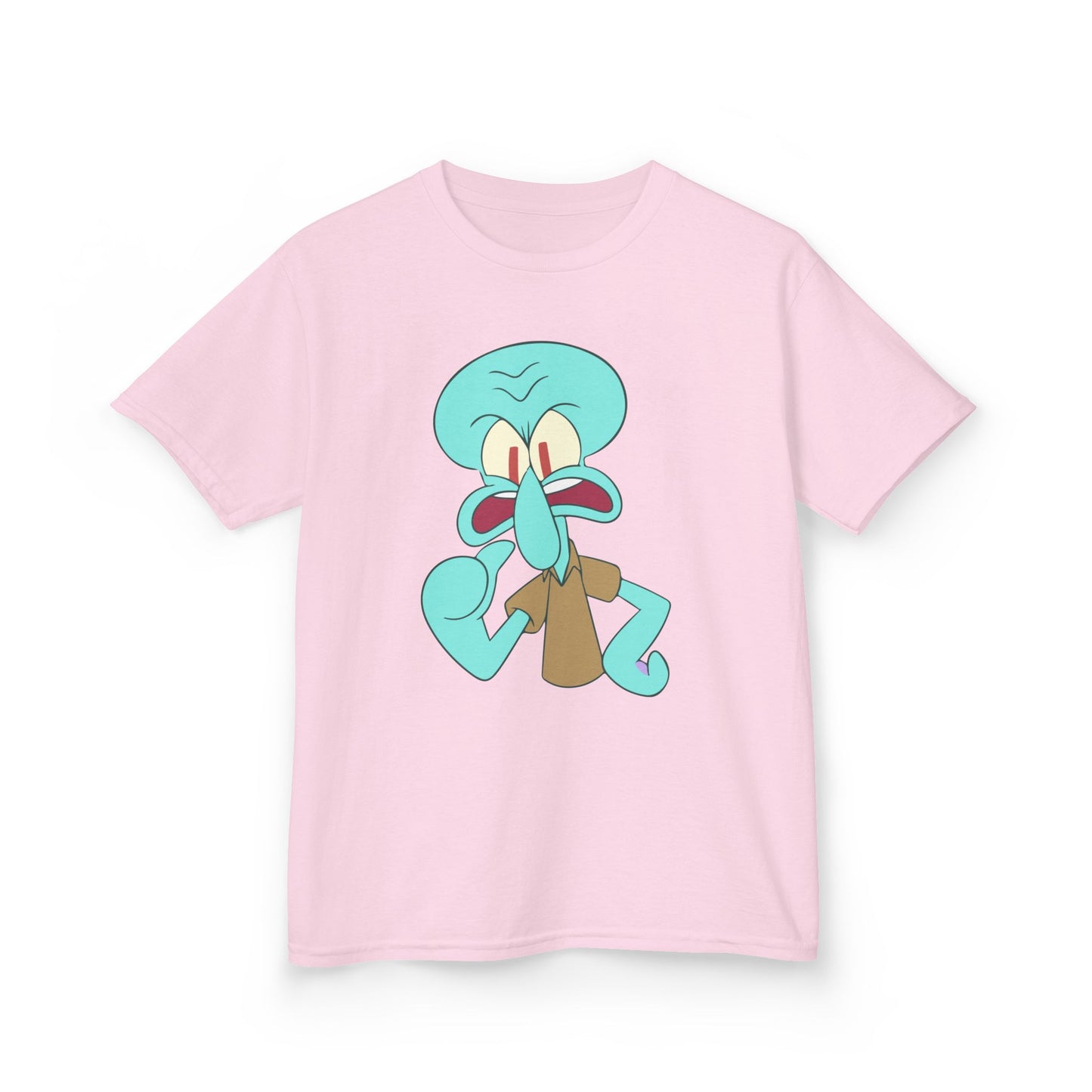 Squidward Kids T-Shirt, Fun Cartoon Tee, Gift for Kids, Summer Wear, Back to School, Birthday Gift, Playful Tee