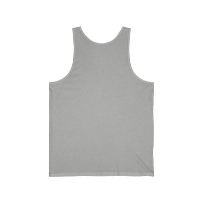 Stylish Unisex Jersey Tank - Time Design Graphic Tee