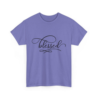 Blessed Unisex Heavy Cotton Tee - Comfortable and Meaningful Shirt for Everyday Wear