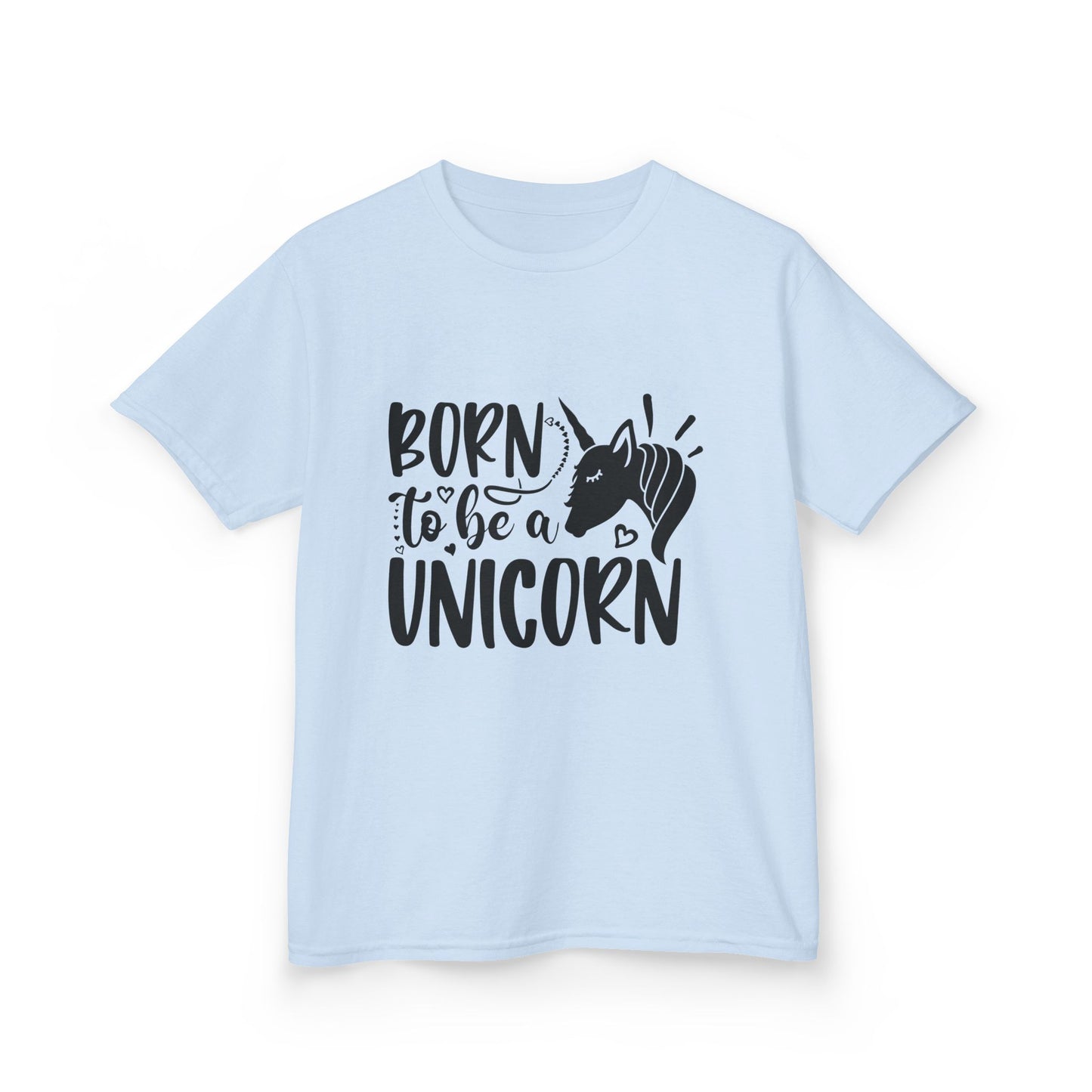 Kids Unicorn T-Shirt - "Born to Be a Unicorn" - Fun Cotton Tee for Boys & Girls