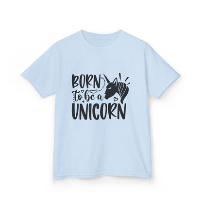 Kids Unicorn T-Shirt - "Born to Be a Unicorn" - Fun Cotton Tee for Boys & Girls