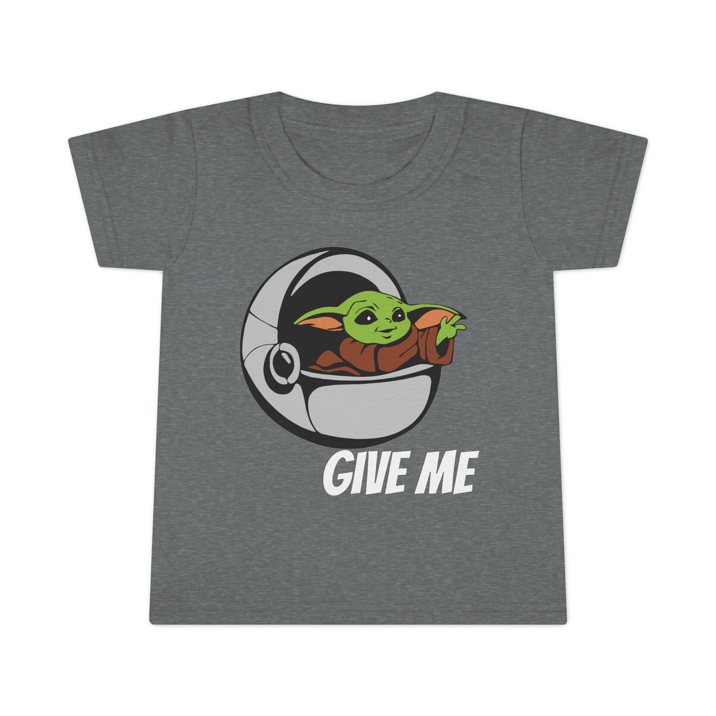 Cute Baby Yoda Toddler T-Shirt - 'Give Me' Design