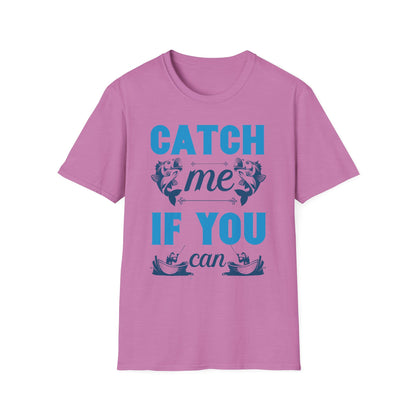 Catch Me If You Can Unisex Softstyle T-Shirt, Funny Tee, Gift for Game Lovers, Casual Wear, Birthday Gift, Graphic T-Shirt