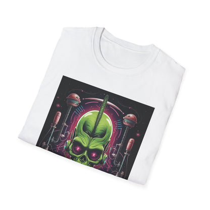 Alien Invader Graphic Unisex Softstyle T-Shirt