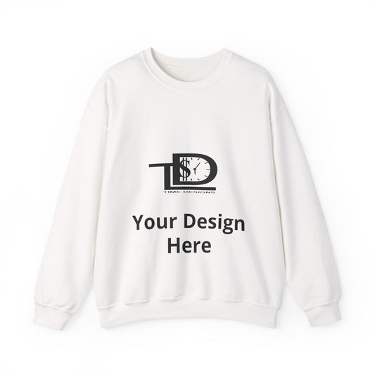 Crewneck Sweatshirt — Custom Your Design Here Classic Pullover