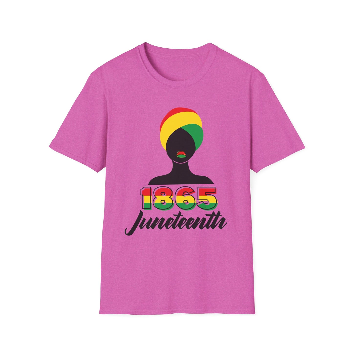 Juneteenth Celebration T-Shirt, Black History Month Tee, Unisex Softstyle Shirt, 1865 Juneteenth Shirt, African American Pride Top