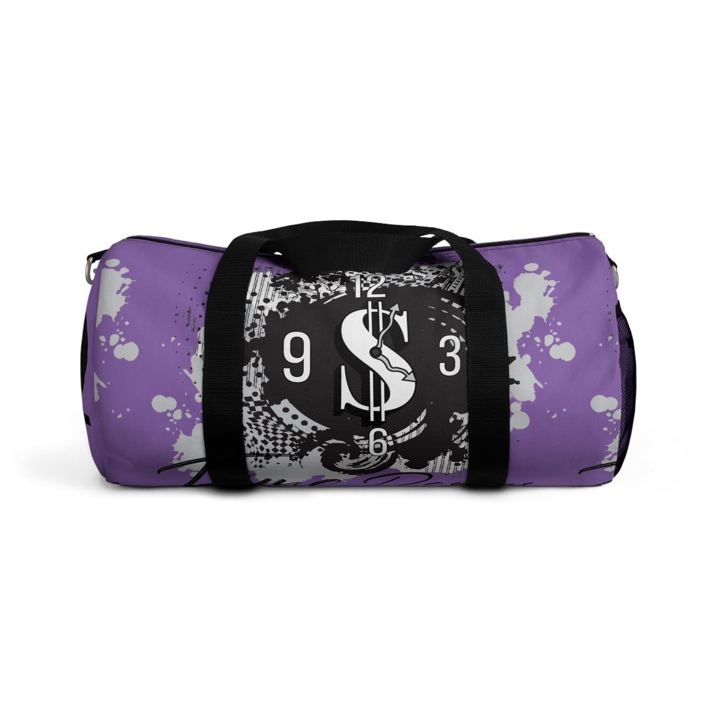 Stylish Purple Duffel Bag, Gym Bag, Overnight Bag, Weekender Bag, Travel Bag, Motivational Gift