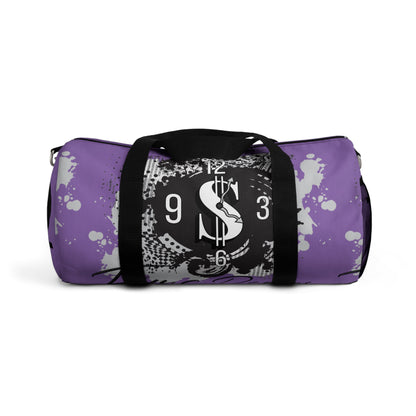 Stylish Purple Duffel Bag, Gym Bag, Overnight Bag, Weekender Bag, Travel Bag, Motivational Gift