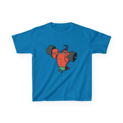 Kids Fitness Lobster Tee, Funny Kids T-Shirt, Gym Humor Tee, Nautical Theme Shirt, Gift for Young Athletes